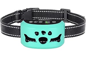 BXQ Dog Bark Collar, Anti Bark Collars for Large Medium Small Dogs with 7 Level Sensitivity Adjustable and 4 Stop Barking Modes, Rechargeable Bark Collar No Shock for Dogs with Beep Vibration Shock