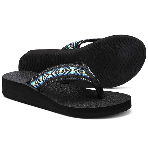 yoga mat wedge flip flops