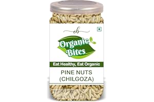 Organic Bites Pine Nuts (Chilgoza) 300 Gram Airtight Container