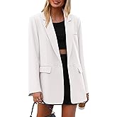 PRETTYGARDEN Fall 2026 Blazers for Women Business Casual Long Sleeve Lapel Pockets Dressy Suit Jackets Work Office Clothes