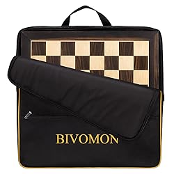 BIVOMON 21.25’’ Wooden Chess Board Professional