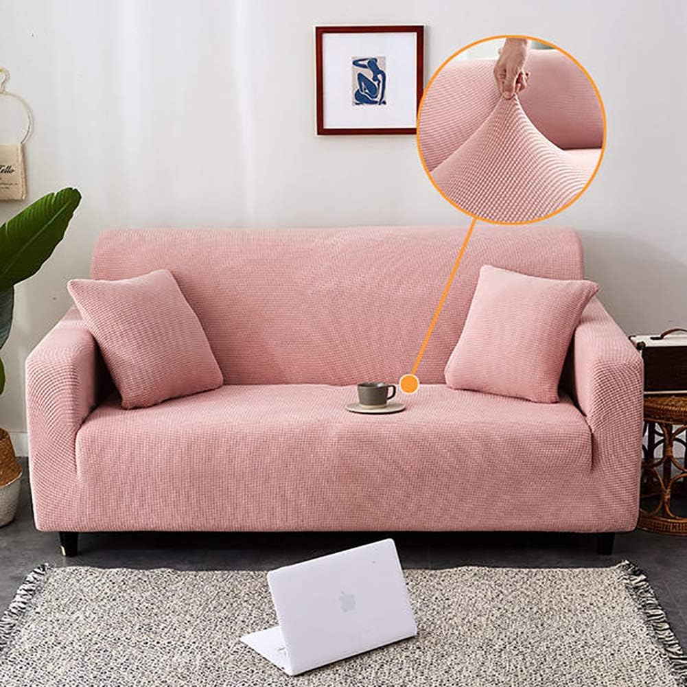 1Piece High Stretch Plush Couch Cover for Recliner Sofa,AntiSlip