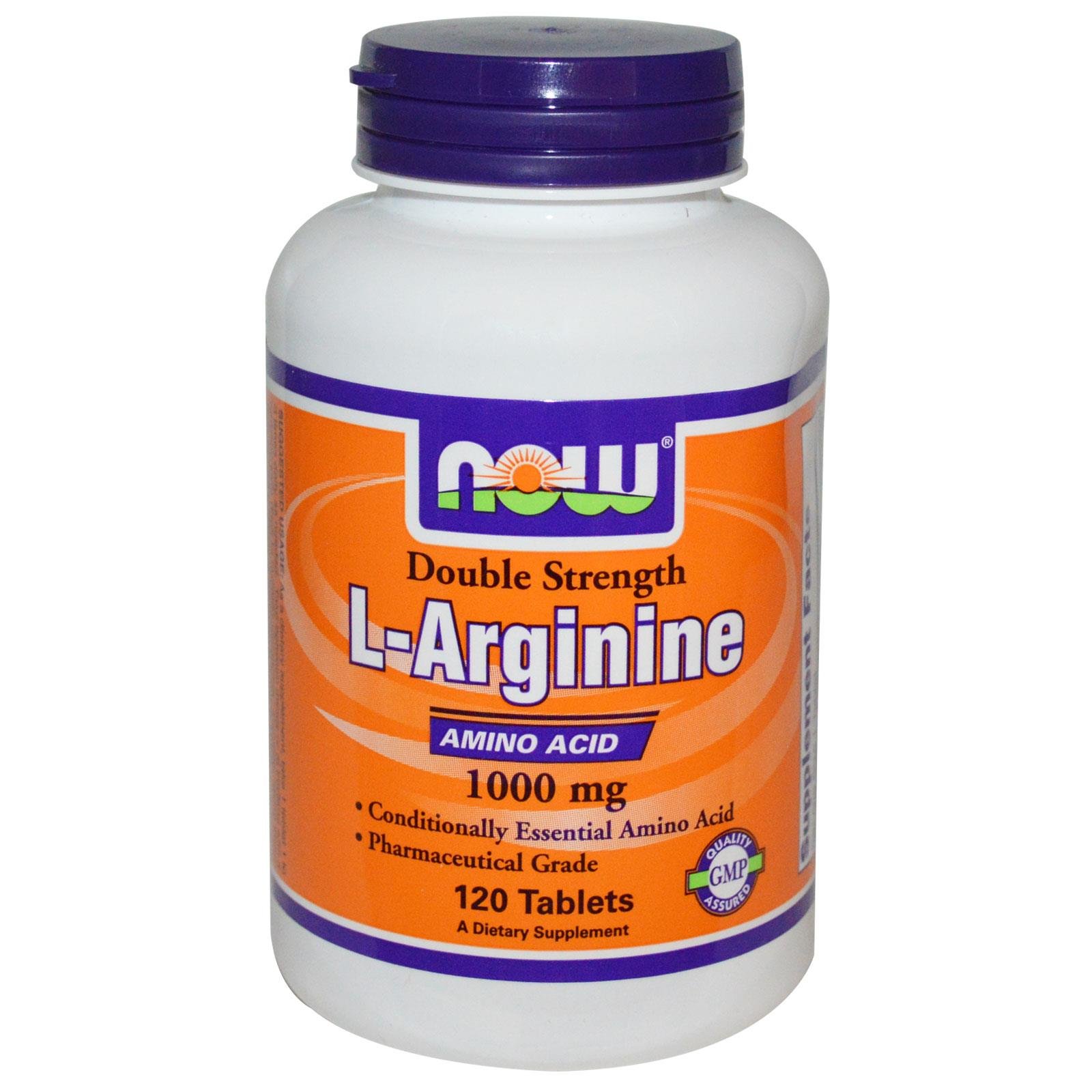 Now Foods L-Arginine, 1000mg, 120 Tablets