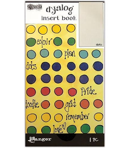 Dyan Reaveley's Dylusions Dyalog Bundle - 'Believe' Canvas Cover & 2 Insert Books For Journaling - View #6