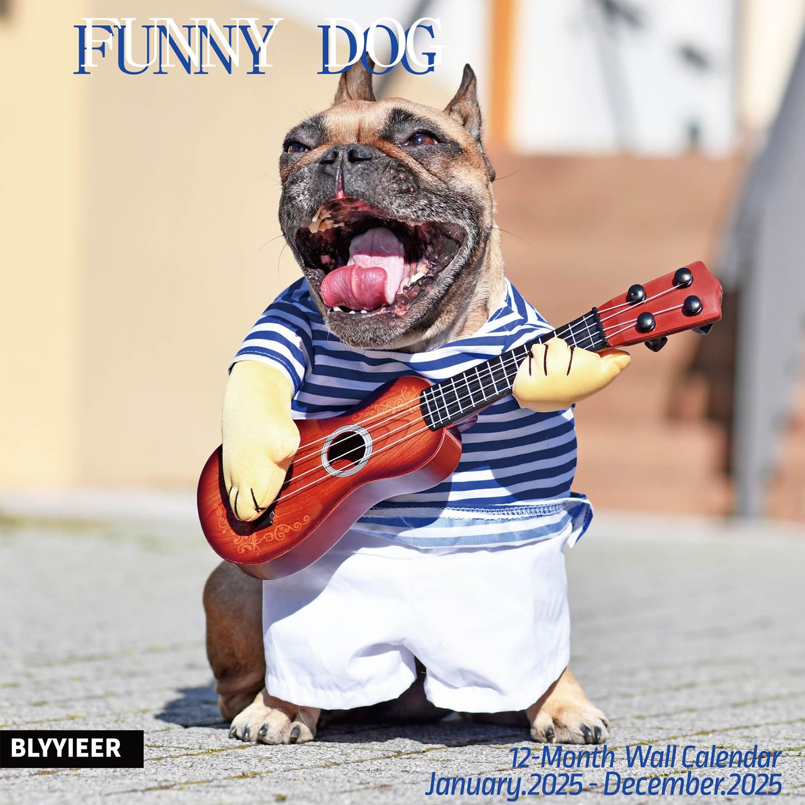 Photo 1 of 2025 Wall Calendar,Funny Dogs Monthly Wall Calendar, 12" x 24" Open,Family Planner Calendar, Home & Office Organizer,Hangable,for Dogs lover x2