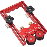 TOOLCOOL One Way Bearing Roller Featherboards Feather Boards for Table Saw Router Tables Band Saws Jig Guide Table Saw Accessories