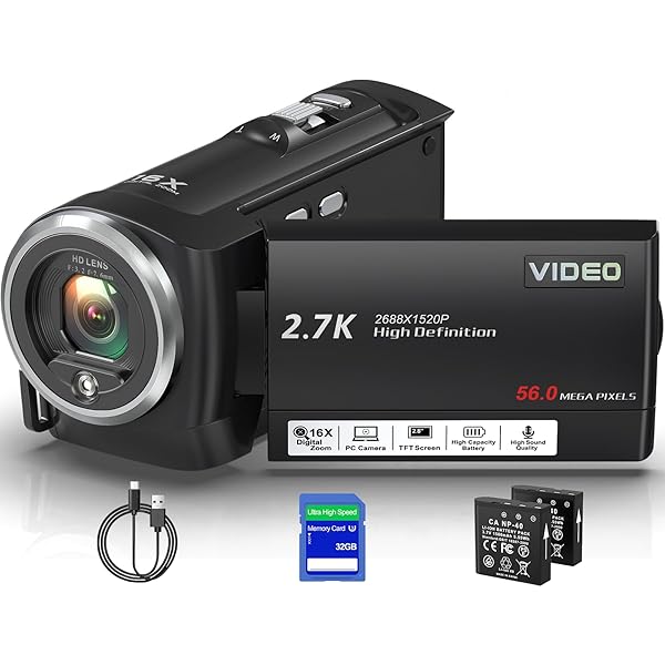Étui Rigide Pour Caméscope Kicteck / Sony HDR-CX675 - Protection EVA, Rangement Accessoires, Dragonne