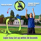 Portable Football Goal 100x70 cm Mini Pop Up Net with Case view 5