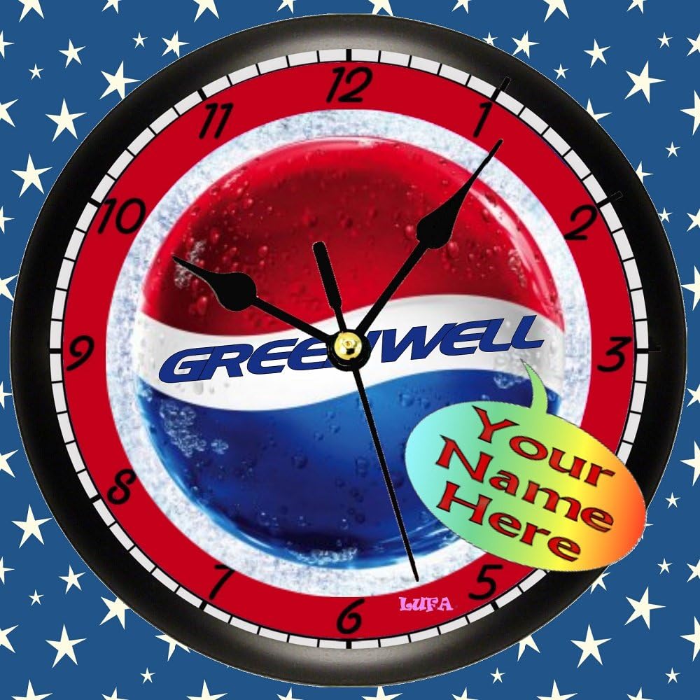 Personalized PepsiCola Wall Clock Amazon.ca Home & Kitchen