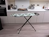 Addis Ironing Board Cover Large 123x39cm Forest Green Leaf Cotton view 4