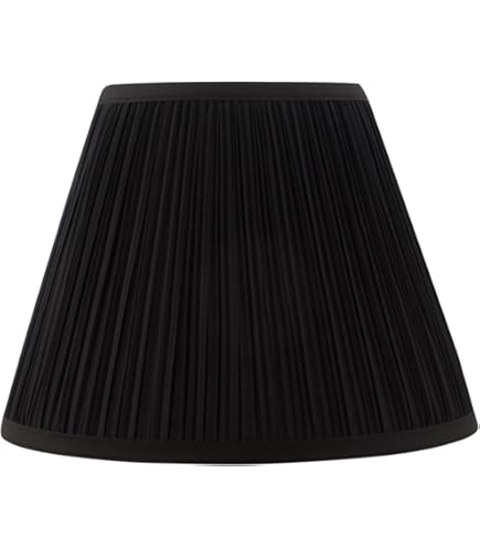 Urbanest Mushroom Pleated Softback Lamp Shade, Faux Silk, 5-inch