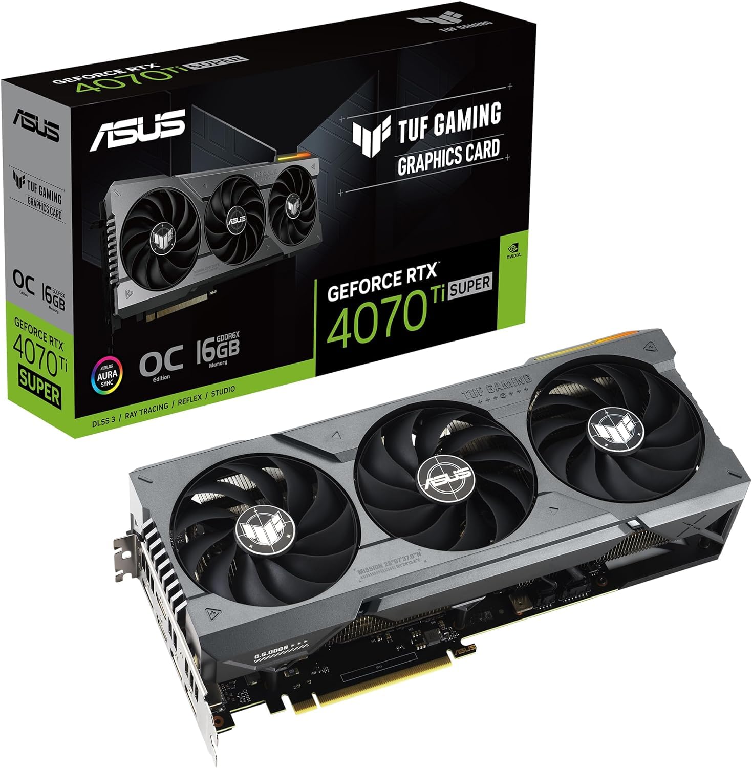 ASUS TUF Gaming GeForce RTX 4070 12GB GDDR6X | OC Edition | 3 Year Warranty