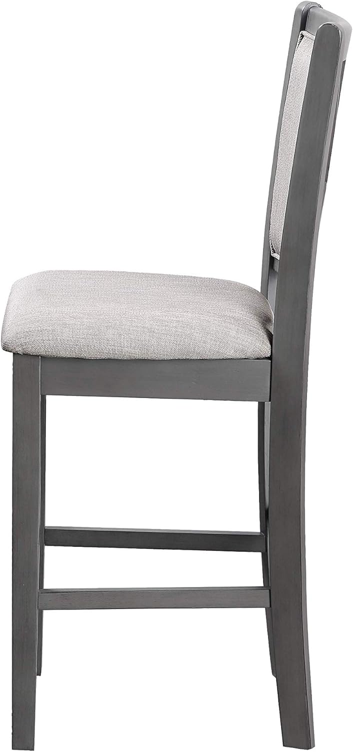 New Classic Furniture Amy 5Piece Counter Dining Table Set Gray or