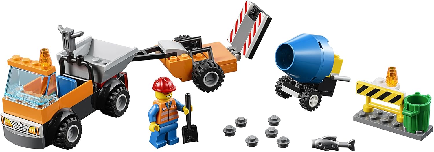 lego juniors road work truck