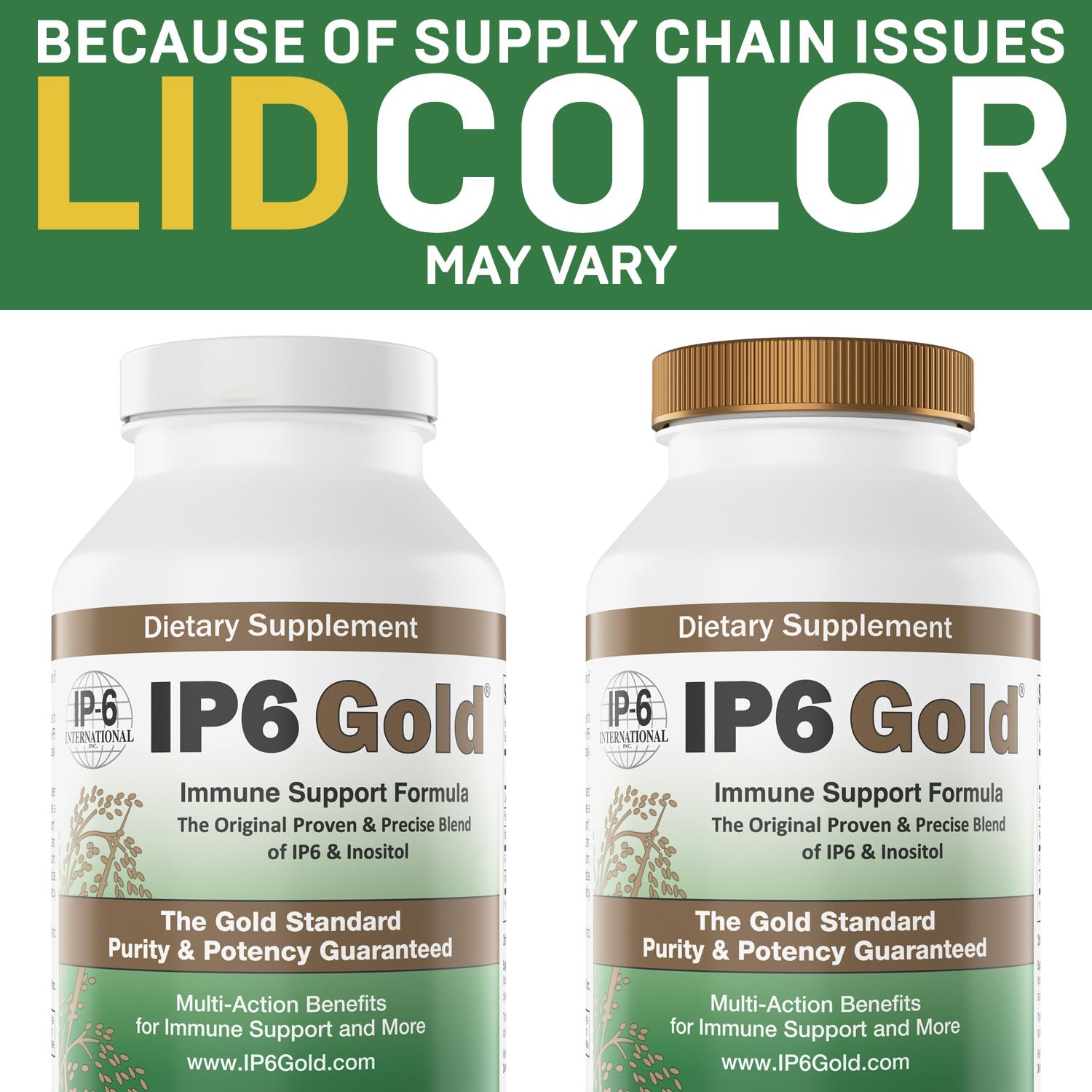 IP6 Gold Immune Support Formula, 120 Vegetarian Capsules