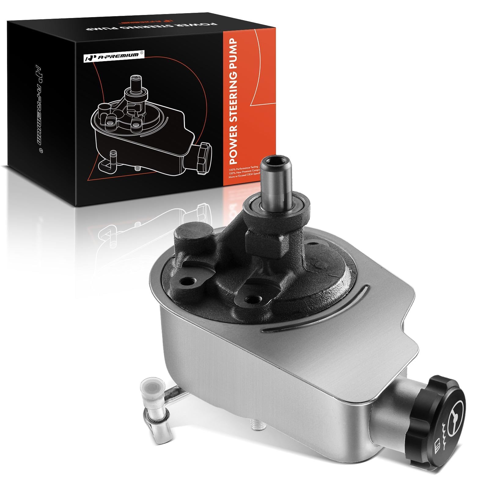 Photo 1 of A-Premium Power Steering Pump, with Reservoir, Compatible with Chevrolet & GMC & Cadillac & Hummer - 1996-2014 - Silverado 1500, Suburban 1500, Escalade, Cheyenne, Avalanche 1500, Sierra 1500, Yukon