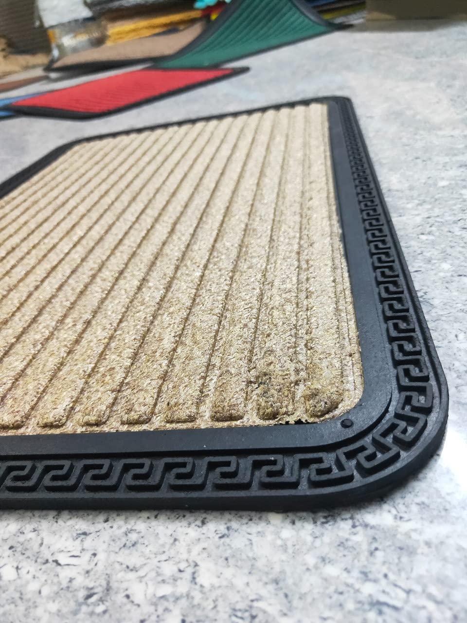 Buy Waco Creation Rubber Coir Molded Entryway Rug for Indoor & Covered