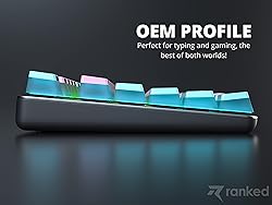 Ranked Pudding PBT Keycaps | 112 Double Shot