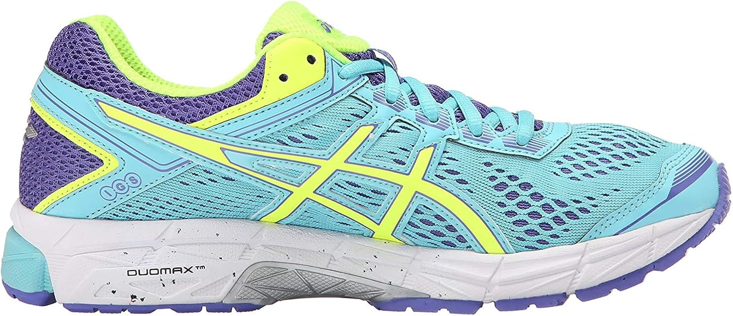 Buy ASICS Women's GT1000 4 Running Shoe, Turquoise/Flash Yellow/Acai