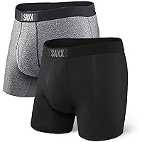 SAXX Underwear Co. Men's Ultra Super Soft Boxer Brief Fly 3-Pack