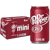 DR PEPPER - MINI CANS, 7.5 OZ, 6 PK