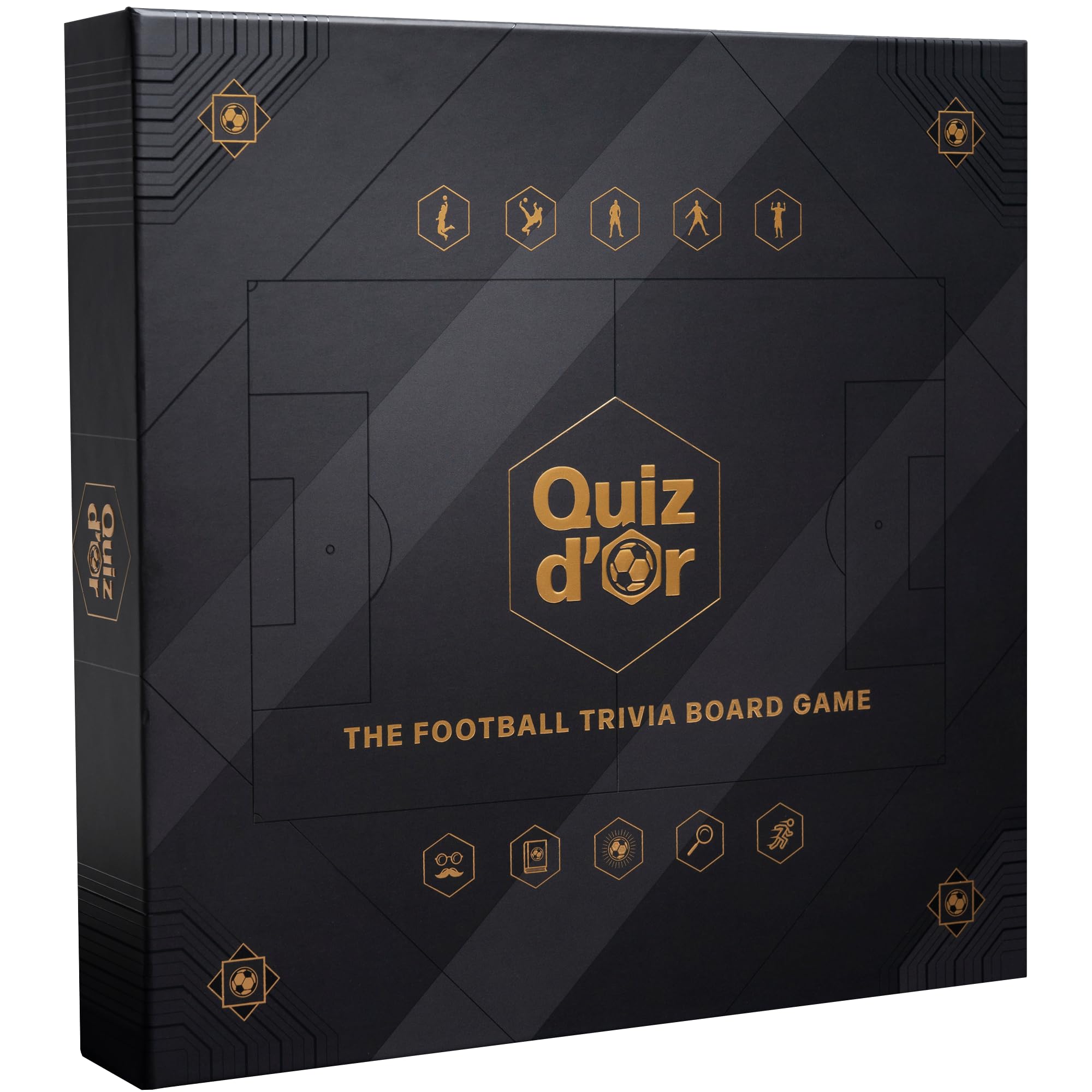 Gote Games | Quiz d'Or Board Game in English for Friends | Quiz Game, Competitive Game for 4-12 Players | Football Quiz Game | Football Board Game | Fun Games to Play with Friends