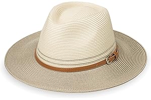 Wallaroo Hat Company Women’s Kristy Fedora – UPF 50+, UV Sun Protection, Sun Hat, Packable Design, Adjustable, Medium Size