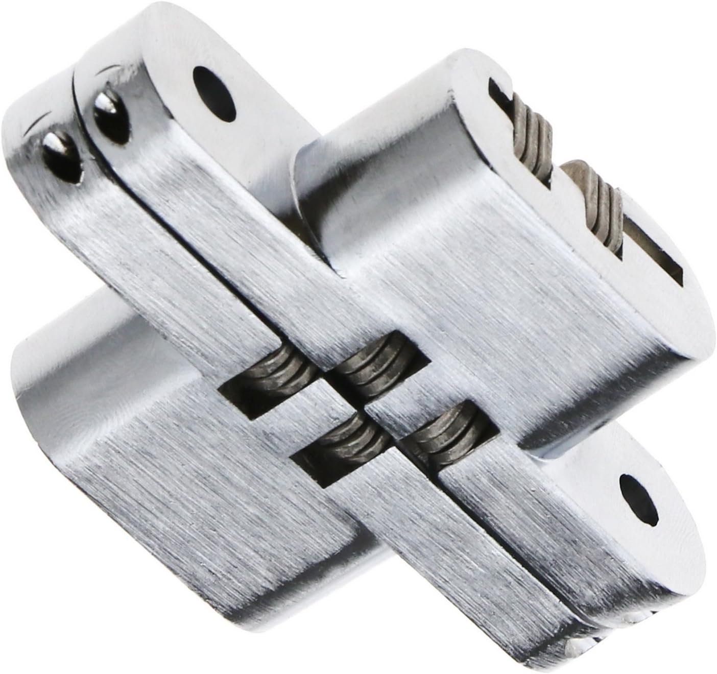 Pair of Wooden Folding Doors 180º Hidden Stainless Steel Invisible Hinges - Image 5