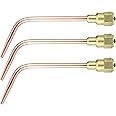 Oxy-Acetylene Welding Tip Series W-J Compatible with “J” Series Victor Ligth Duty Torches - Sizes #1, #2 and #3 (3-Pack)