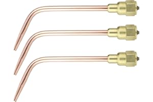 SÜA - Oxy-Acetylene Welding Tip Series W-J Compatible with “J” Series Victor Ligth Duty Torches - Size #1 (3-Pack)