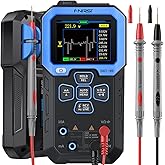 FNIRSI DMT-99 Digital Multimeter 9999 Counts TRMS, Rechargeable Auto-Ranging Volt Meter with Recording and Monitoring Data Mode, Resistance, Capacitance, Diode, Frequency, NCV, Current Voltage Tester