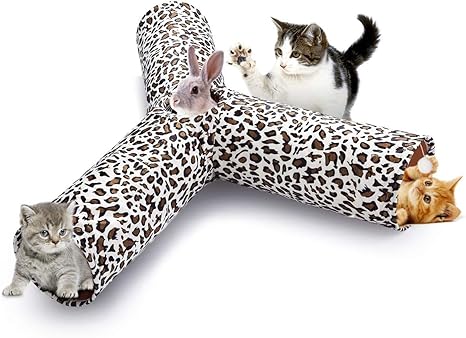 Amazon Com Isyoung Cat Tunnel Play Tube Collapsible 3 Way Play