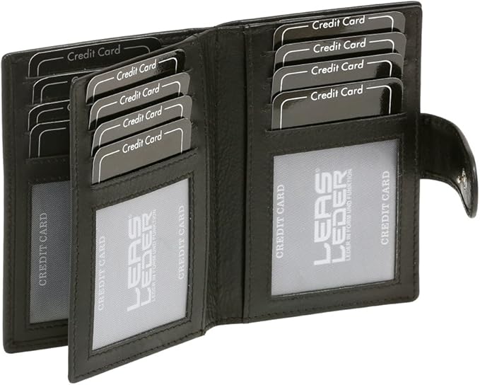 Code Promo Mes Bagages Point Noir LEAS Porte-cartes en cuir véritable, noir Card-Collection'': Amazon.fr