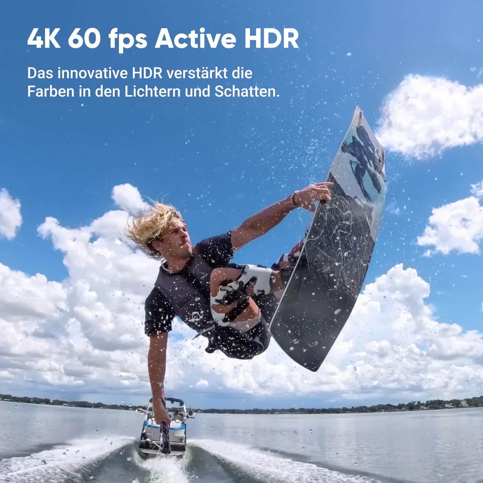 Insta360 Ace Pro 2-8K Action-Cam mit Leica Objektiv, Videokamera für Sport, Unterwasserkamera, 1/1,3" Sensor, Dual-KI-Chip, führende Schwachlichtleistung & Audio, Flipscreen & KI-Editing für Vlogs 4