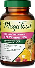 MegaFood Multivitamin for Women 55+ One Daily Womens Multivitamin with Vitamin D3, C, Zinc & Bioavailable Vitamin B12 & Folat