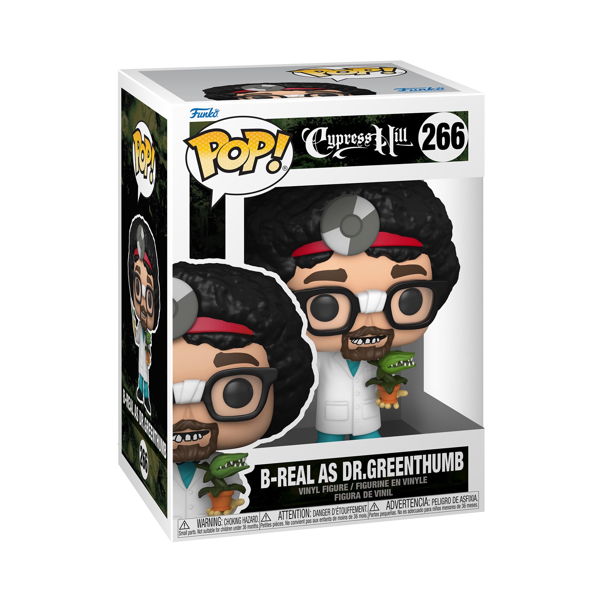 Funko POP! Rocks: Cypress Hill - B Real - (Dr. Greenthumb) - Collectable Vinyl Figure - Gift Idea - Official Merchandise - Toys for Kids & Adults - Music Fans - Model Figure for Collectors