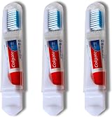 Colgate Travel Toothbrush Set of 3 - Foldable & Portable with Toothpaste view 5