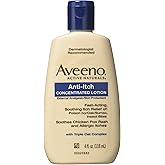 Aveeno Anti-Itch Concentrated Lotion, 4-Ounce Bottles (Pack Of 6)