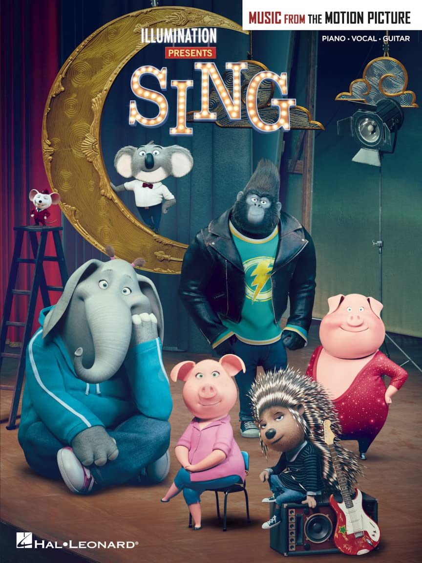 Sing | Music from the Motion Picture Soundtrack | Piano, Vocal and Guitar Chords | 16 Movie Hits for Piano, Voice, and Guitar | Perfect for Movie Music Enthusiasts