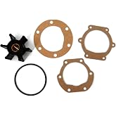 KUNOANZ 18653-0001-P Water Pump Impeller for Jabsco Johnson Yanmar | Fits Jabsco Johnson Yanmar Marine Engines, Replaces 653-0001 128990-42200 9-45713 18-45713 09-810B 18653-0001