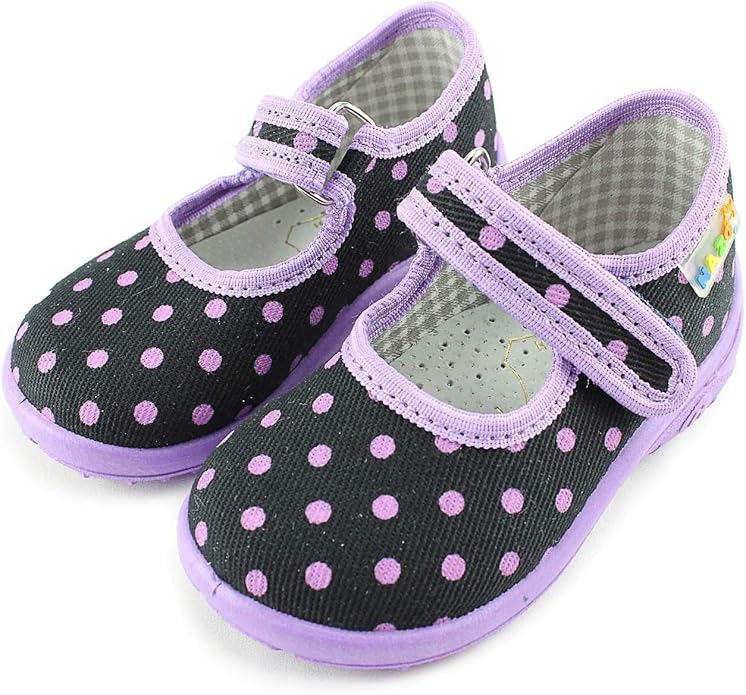 Nazo Girls Mary Jane Canvas Shoes/Slippers