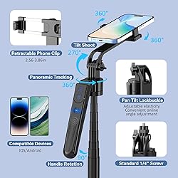 70" Auto Face Tracking Tripod for iPhone,360