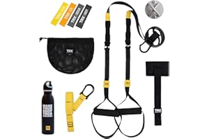 TRX GO Bundle - Travel Focused Professional Fitness Journey, Training Club App, X-Mount Anchor, 4 Mini Bands, and Stainless S