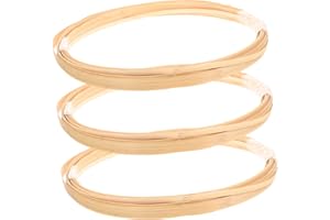 NUOBESTY 3 Rolls Rattan Skin Weaving Material Diy Handicraft Rattan Cane Strips Thin Cane for Weaving Basket Making