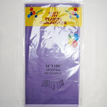 Uk Event Decor Oblong Rectangle Plastic Tablecloth Pack Of 12