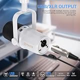 FDUCE SL40 Dynamic Microphone USB/XLR for Podcasting Gaming Live Streaming view 3