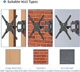 Suptek 55 inch TV Wall Mount Full Motion Swivel Tilt Extend 32-55" VESA 400x400 view 6