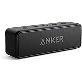 Anker Soundcore 2 Portable Bluetooth Speaker with Stereo Sound, Bluetooth 5, Bassup, IPX7 Waterproof, 24-Hour Playtime, Wireless, Speaker for Home, Outdoors, Travel
