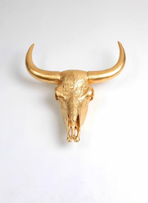 Amazon Com The X Large Draper X Large Gold Resin Buffalo Bison