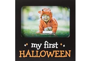 Kate & Milo My First Halloween Picture Frame, Baby Costume Photos, Fall Keepsake, Autumn Home Décor, Holds 4x6 Photo